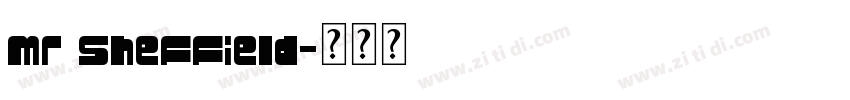 Mr Sheffield字体转换